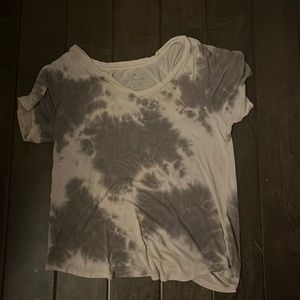 american eagle soft oversized tie-died tee